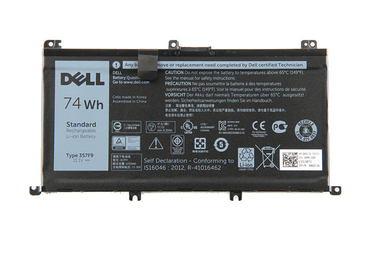 Dell Inspiron 15 7567 15-5577 15-7567 15-7557 15-7559 7557 7559 7567 I7559-7512GRY 071JF4 (357f9) Battery 3 Cell