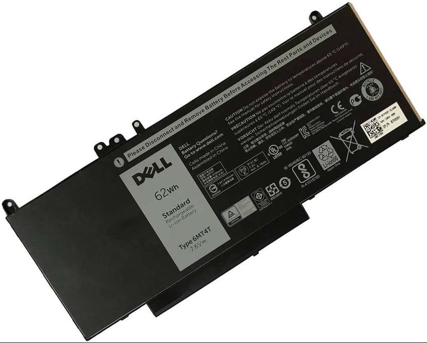 Dell Latitude E5250 E5270 E5450 E5470 E5550 E5570 6MT4T 6 Cells 62Wh Laptop Battery