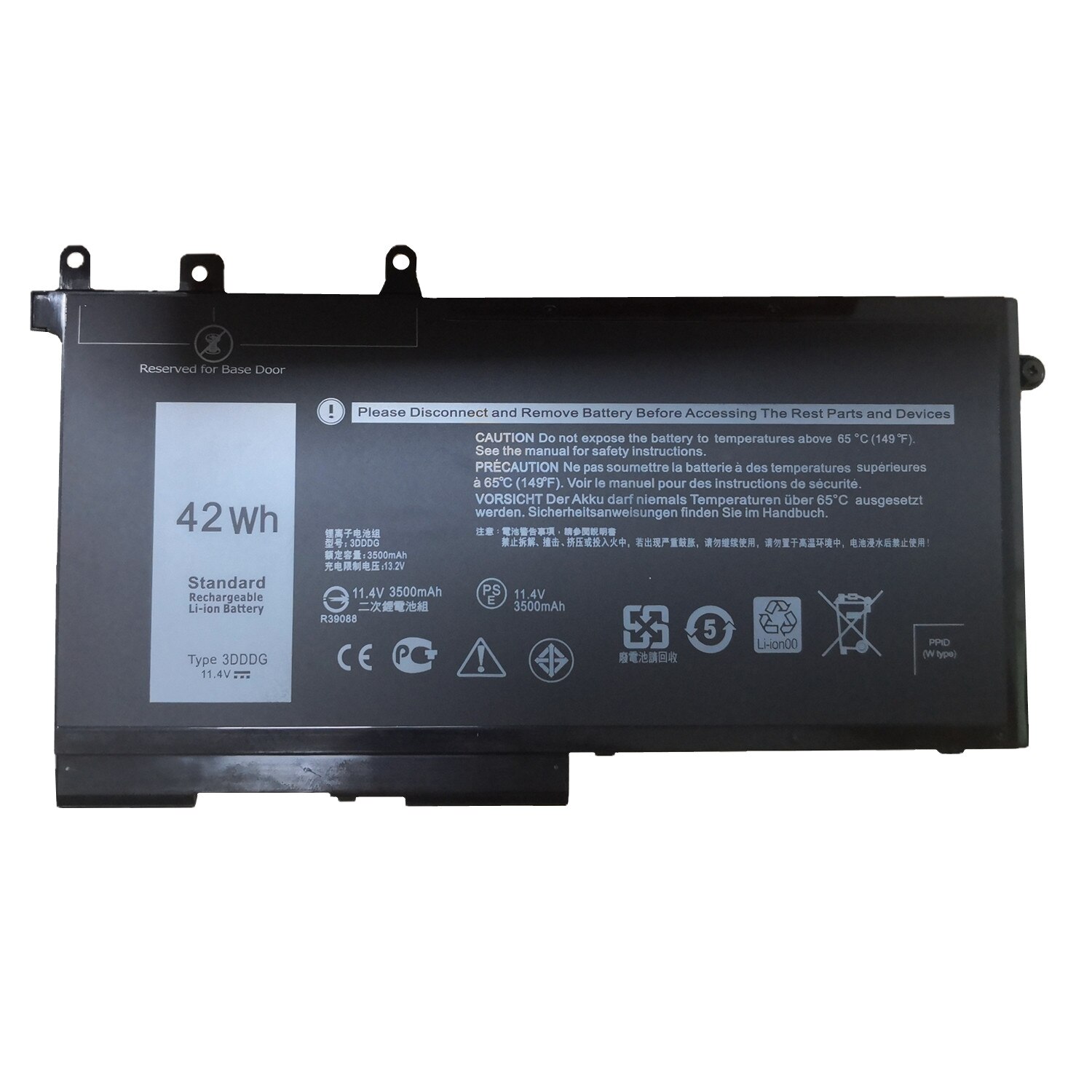 Dell Latitude 5280 5290 5480 5490 5495 5580 5590 5280 5290 5480 5490 5495 5580 5590 Series 3 Cell Laptop Battery 