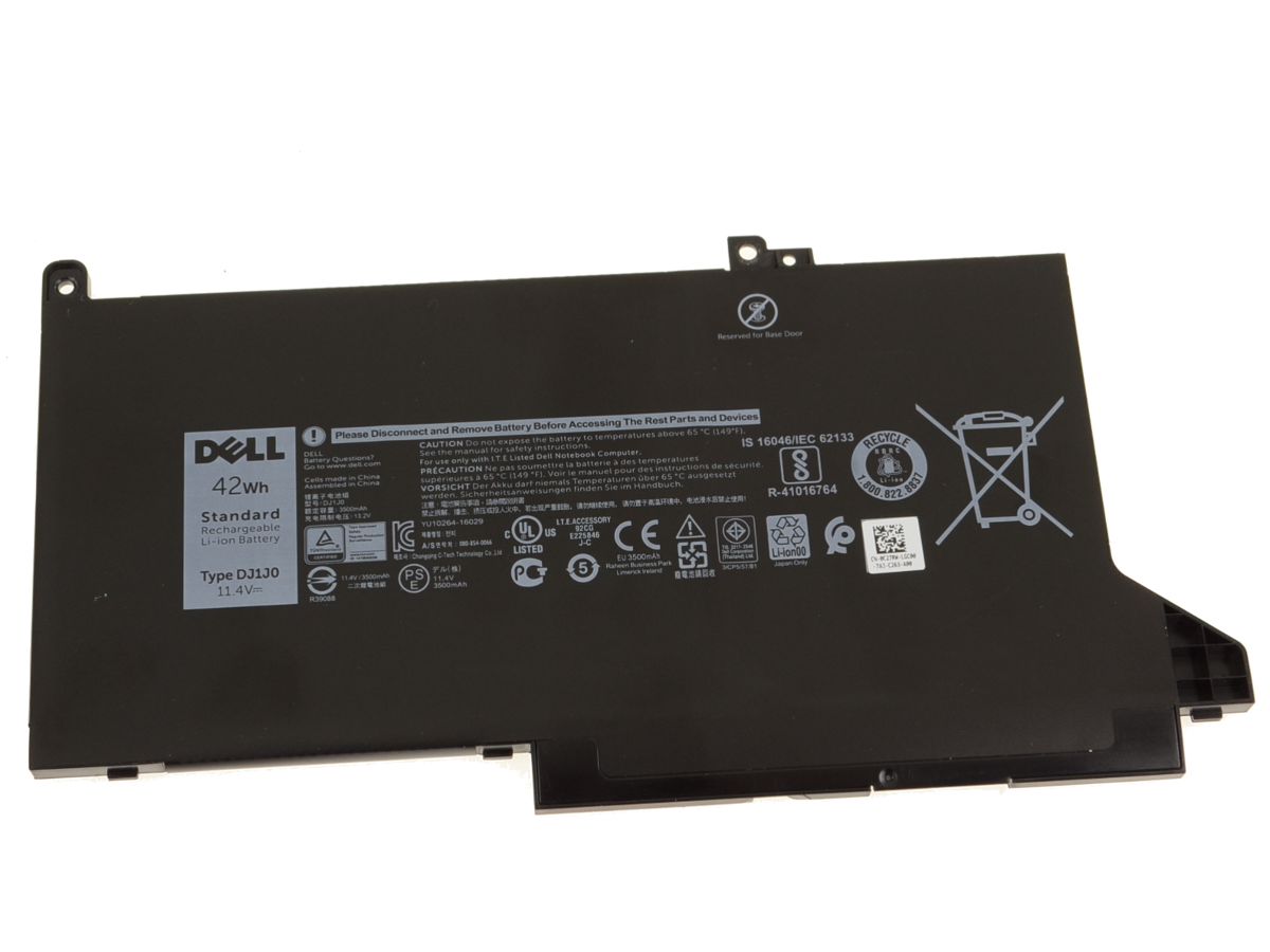 Dell Latitude (DJ1J0) 7280 7380 7480 Battery 3 Cells