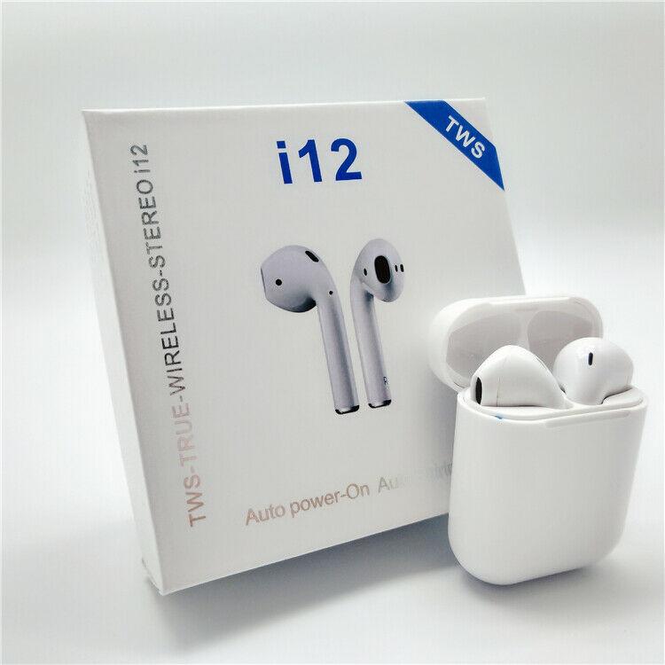 Original i7s i12 Double Wireless Bluetooth Earphones Top Quality