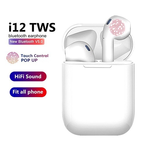 Original i7s i12 Double Wireless Bluetooth Earphones Top Quality